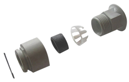 Cable entry gland with tension relief & kink protector PG 13.5 ZK for pressure switch MDR 4